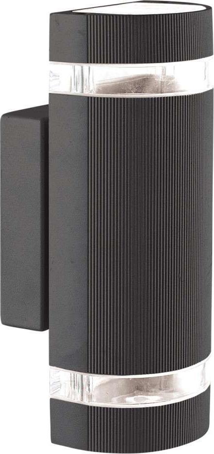 Kinkiet Kaja Elewacyjna LAMPA ścienna K-8017B-B Kaja zewnętrzna OPRAWA kinkiet metalowy outdoor IP44 czarny