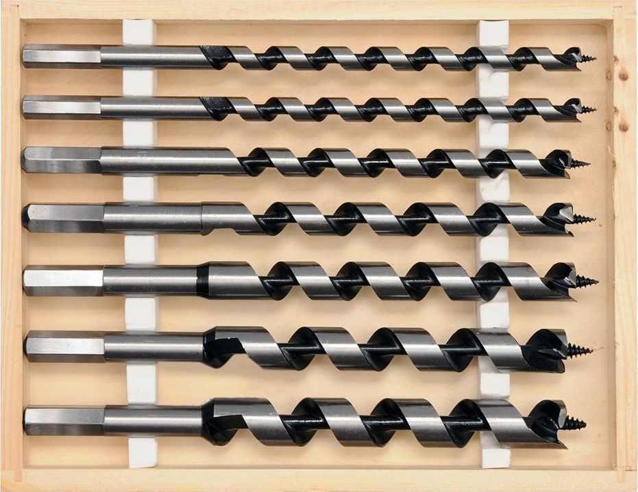 Wiertło Pro-Line do drewna spiralne sześciokątne 6 10 12 14 16 8mm zestaw (26847)