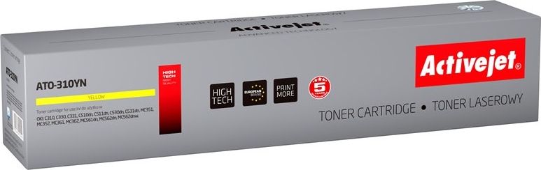 Toner Activejet Yellow Zamiennik 44469704 (ATO-310YN)