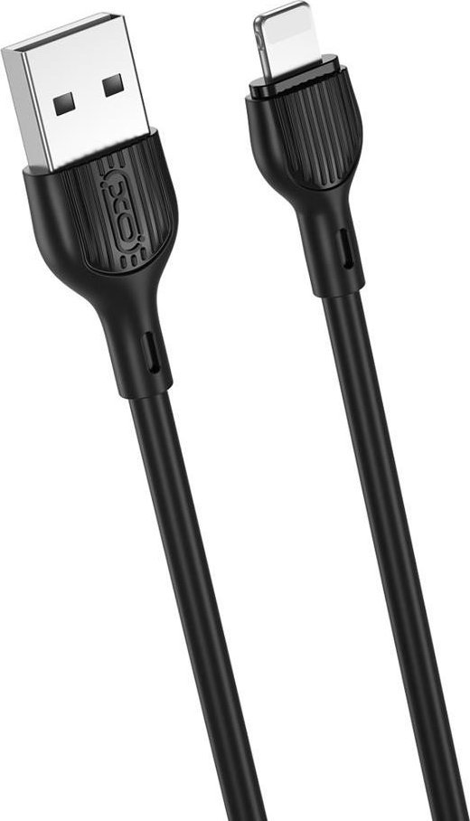 Kabel USB XO Lightning - 1 m Czarny (GSM111862)