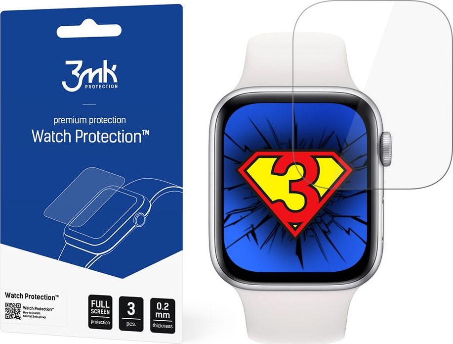 3MK 3x FOLIA OCHRONNA DO APPLE WATCH 6 40 MM