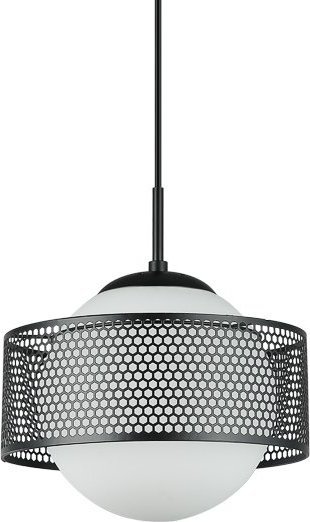 Lampa wisząca Italux Lampa wisząca Lomica PND-55456-1L-BK nowoczesna czarna