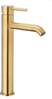 Bateria umywalkowa KFA Moza stojąca złoty szczotkowany (5032-612-31)