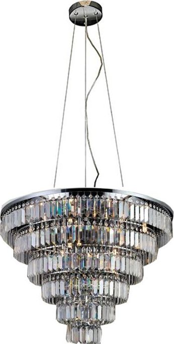 Lampa wisząca Azzardo Salerno glamour chrom (AZ2927)