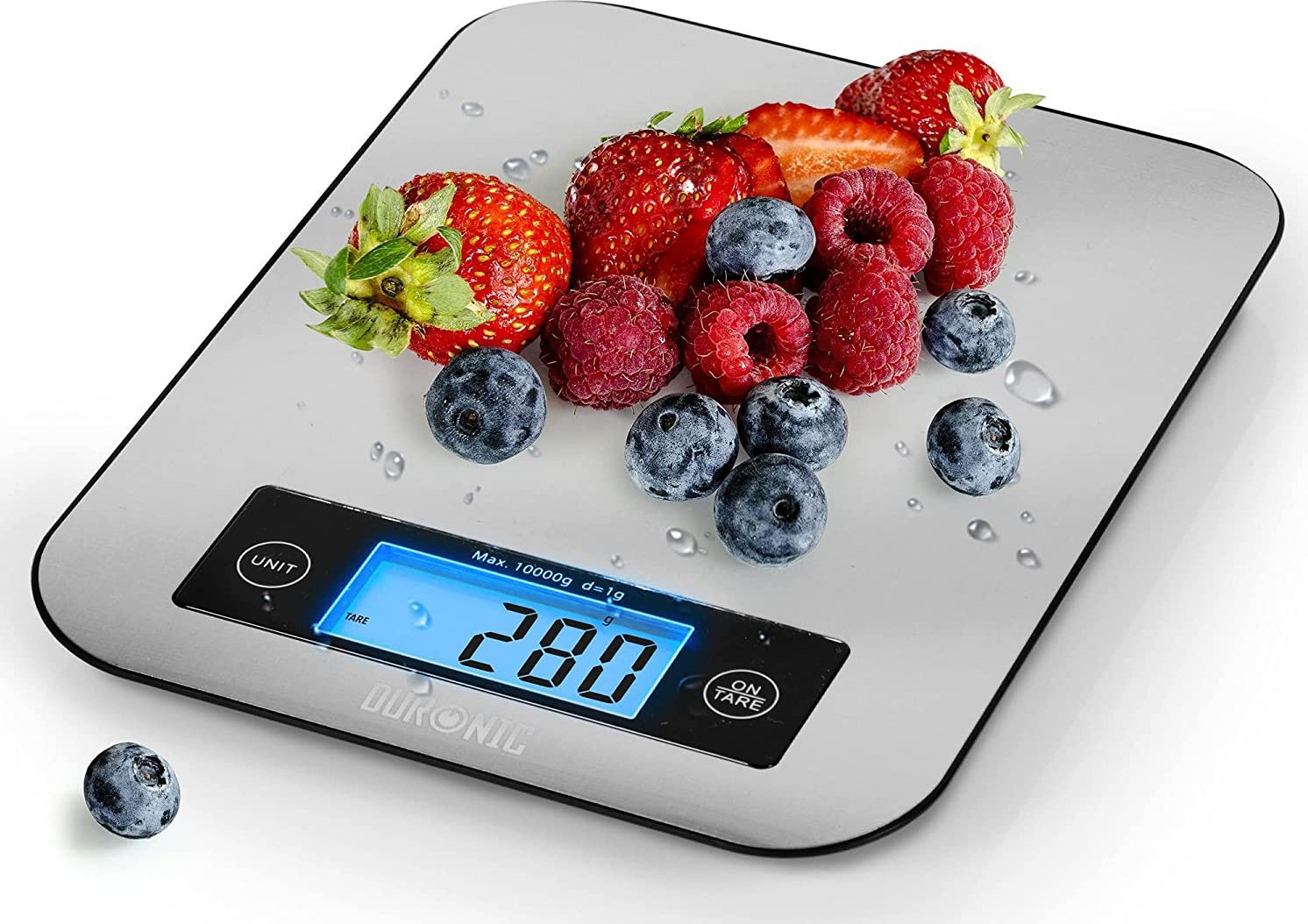 Waga kuchenna Duronic KS1007 5 kg srebrno - czarna