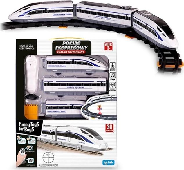 Artyk Pociąg ekspresowy na pilota 30el.