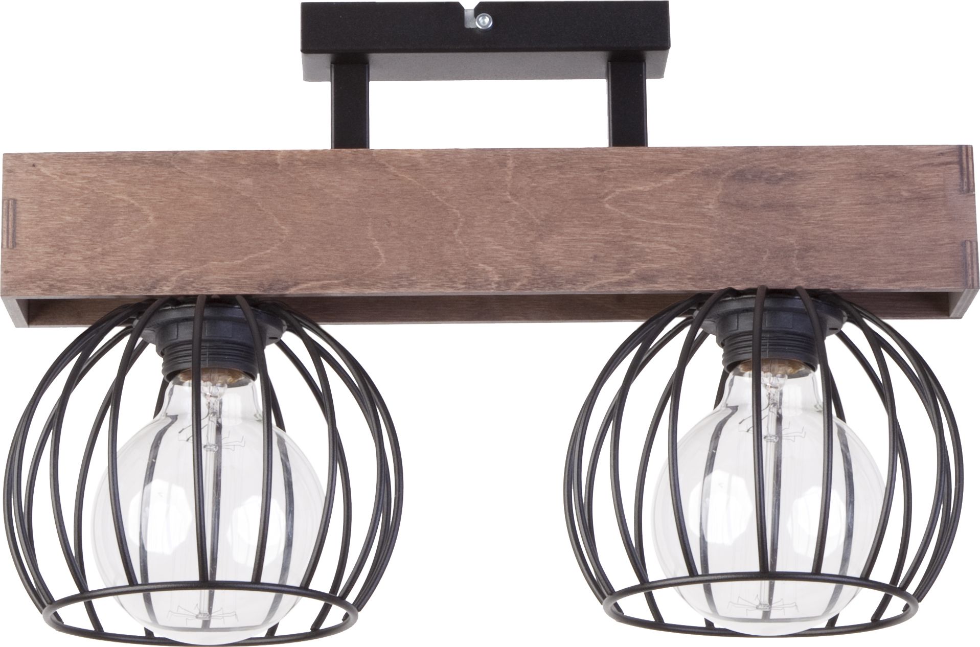 Lampa sufitowa Sigma Brązowa lampa przysufitowa kuchenna Sigma Milan 31571