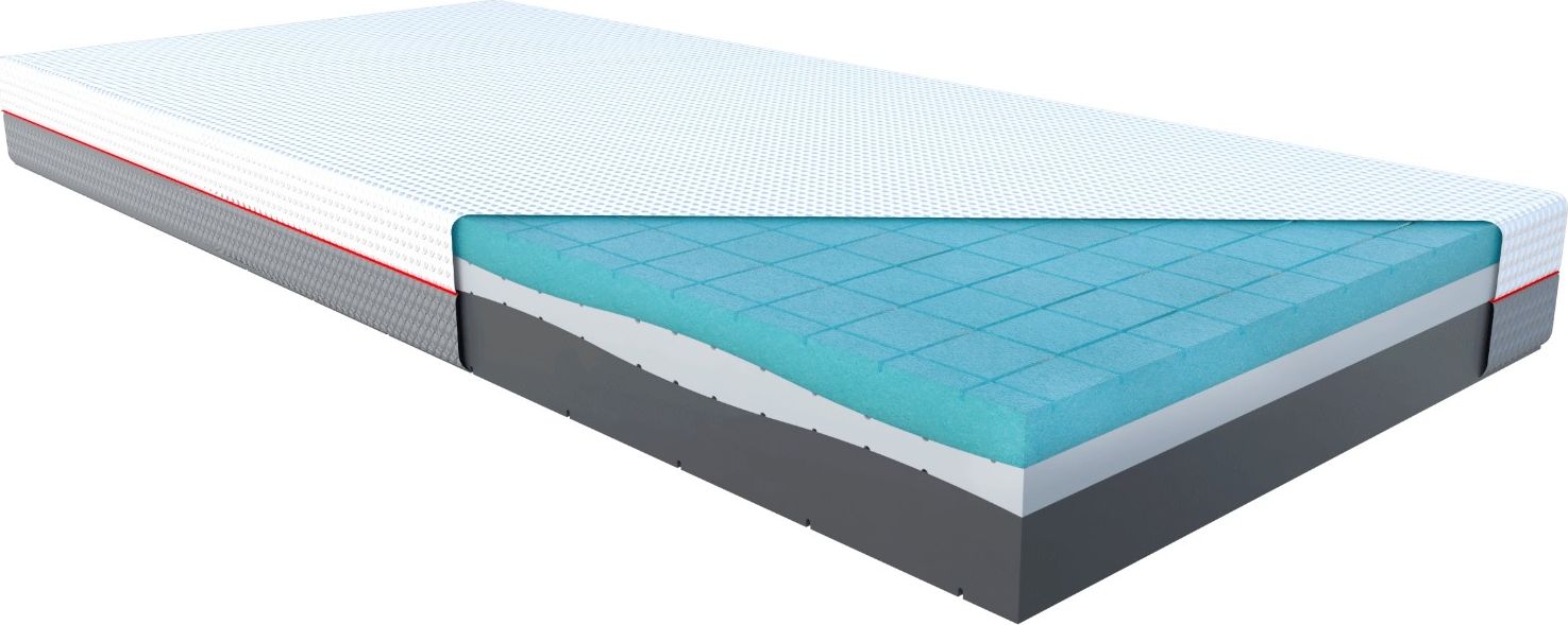 JANPOL Materac LIBERA 100x200 piankowy antybakteryjny Janpol