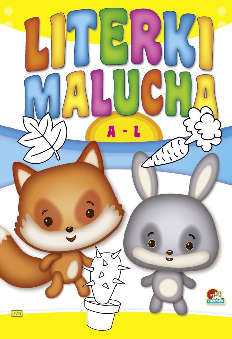 Kolorowanka Literki malucha - Lis i króliczek (B5, 16 str.)