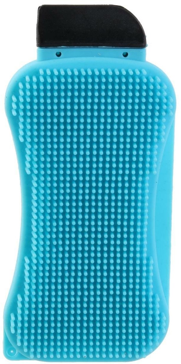 INTESI SKROBAK Z GĄBKĄ SILIKONOWY NIEBIESKI