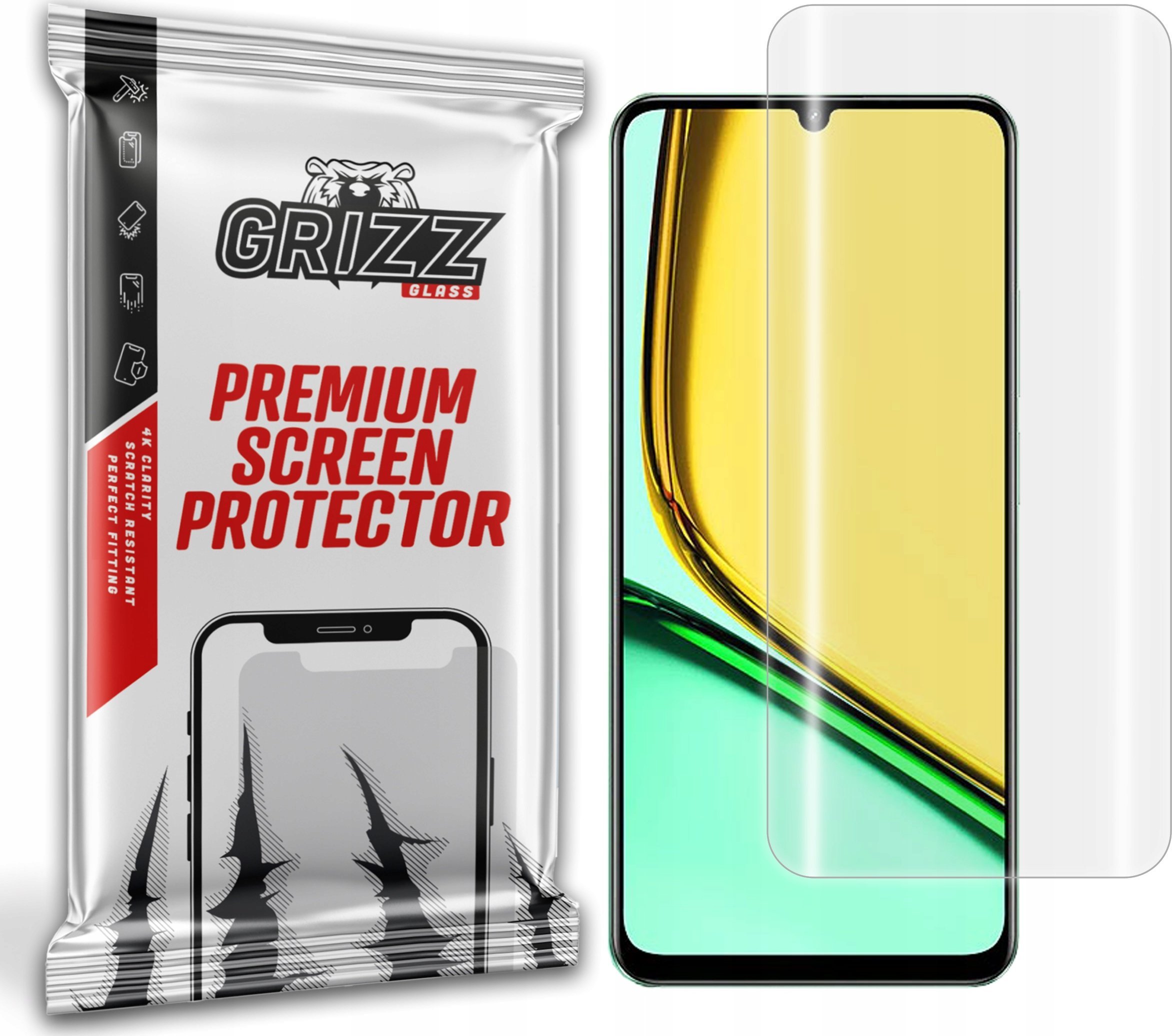 GrizzGlass Folia hydrożelowa GrizzGlass Hydrofilm do Realme C61