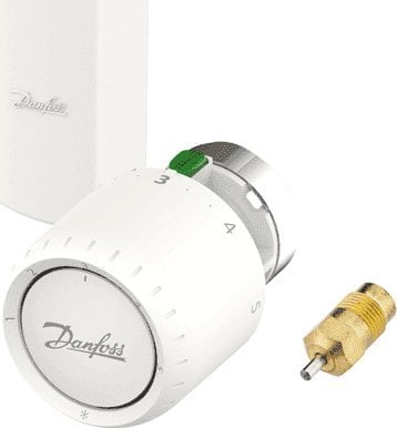 DANFOSS Aveo Servicetermostat med fjernføler, 2m kapillarrør. Indstillingsområde 7-26°C, Frostsikring, Servicepakdåse