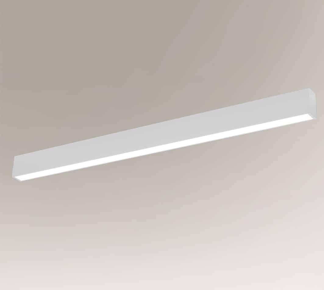 Lampa sufitowa Shilo LAMPA sufitowa NUMATA 8659 Shilo metalowa OPRAWA liniowa plafoniera LED 16W 4000K listwa biała