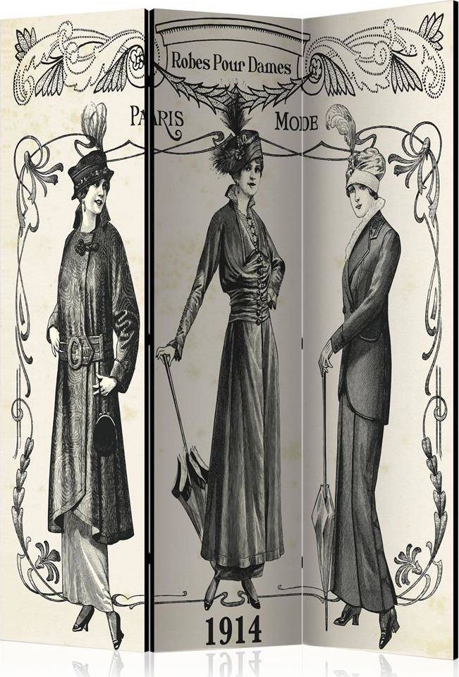 Artgeist Parawan 3-częściowy - Dress 1914 [Room Dividers] uniwersalny