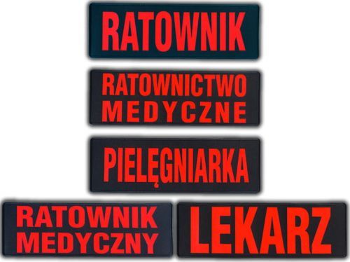 Polska Firma Emblemat funkcyjny FLUO na rzepie 31 x 10 cm