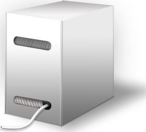 Przewód Goobay Goobay 95409 CAT 5e network cable, U/UTP, grey, 305 m