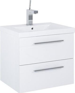 Elita Szafka łazienkowa z umywalką 50 wisząca Cheese biała