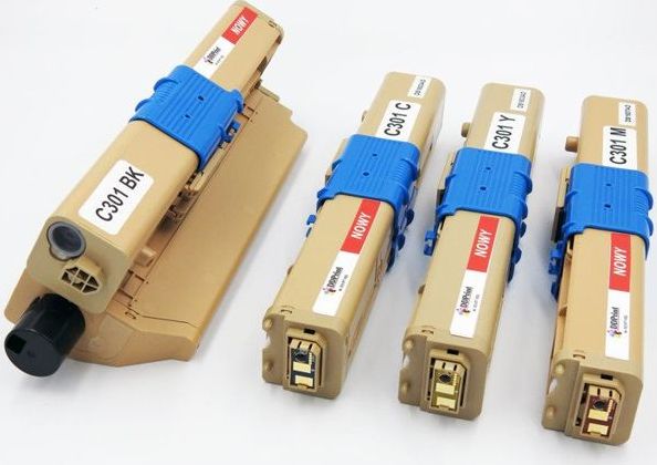 Toner DD-Print Zestaw CMYK Zamiennik 44973533 (21060-uniw)