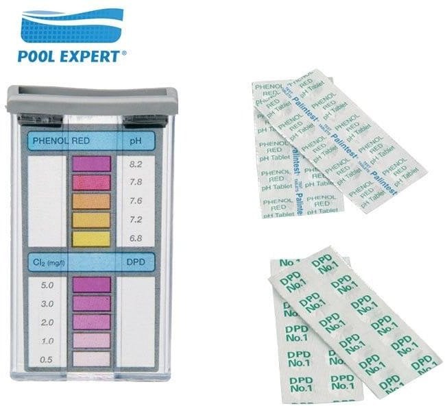 TEST KIT CHLORINE + PH - TABLETS DPD1