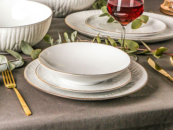 MariaPaula ZESTAW OBIADOWY 6/18 EL. MARIAPAULA NATURA ZŁ. LINIA