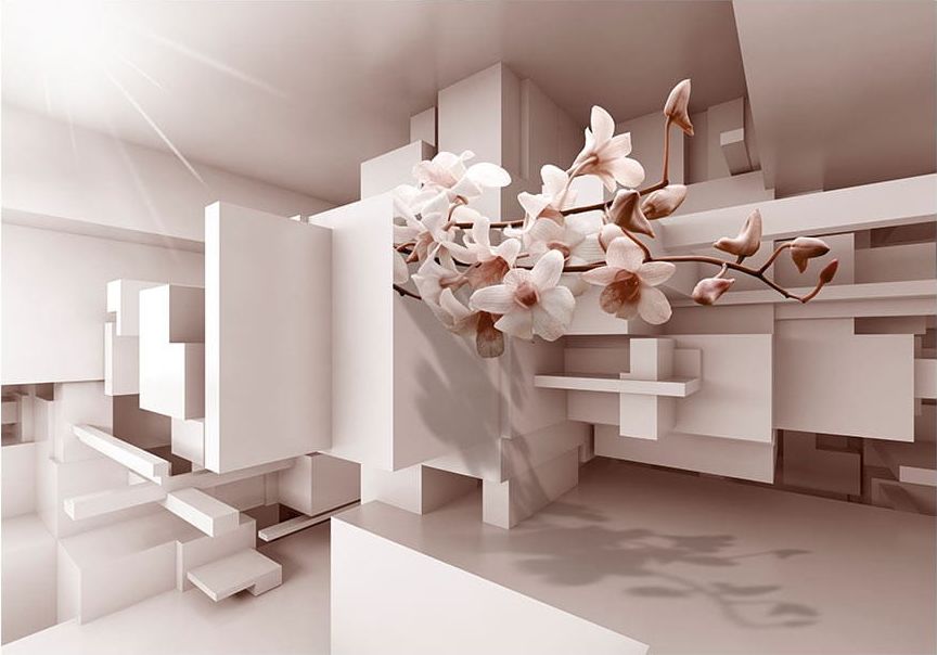 DecoNest Fototapeta - Ogród przyszłości - 400X280