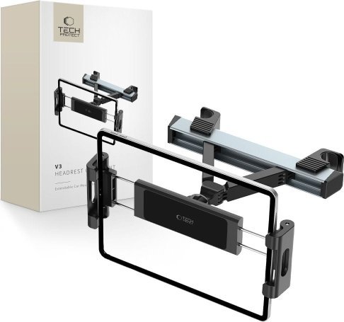 Tech-Protect Uchwyt samochodowy Tech-Protect V3 Headrest Car Mount - czarny