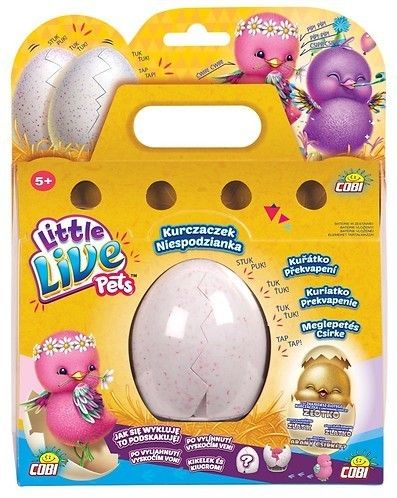 Figurka Cobi Little Live Pets Kurczaczek niespodzianka różowy (MO-28324-2)