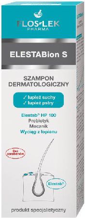 FLOSLEK ELESTABion S - Szampon dermatologiczny, łupież suchy, łupież pstry 150 ml
