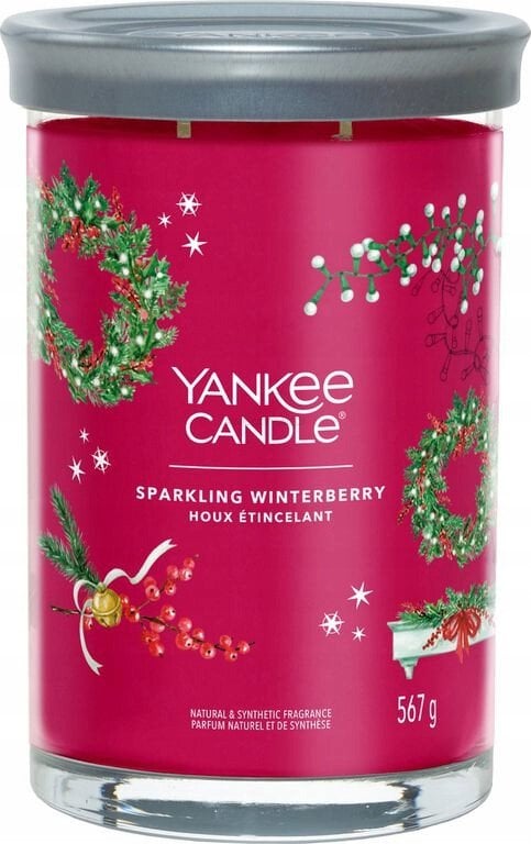 Yankee Candle Signature Sparkling Winterberry Tumbler 567g
