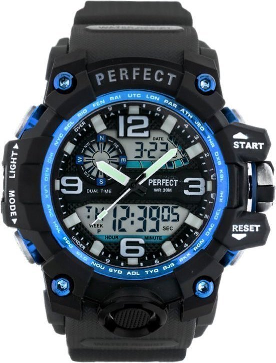 Zegarek Perfect ZEGAREK MĘSKI PERFECT A8017 - (zp287e)
