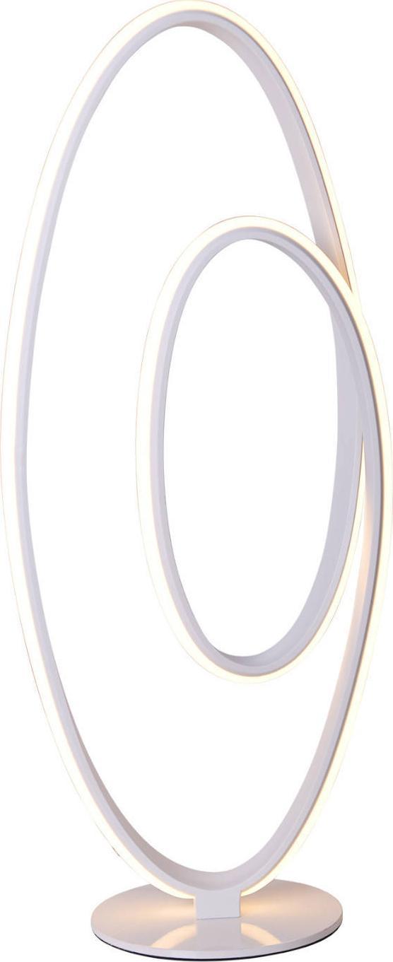 Lampa stołowa Nave Polska Biurkowa LAMPA stojąca ODRIVE 3153623 Nave metalowa LAMPKA stołowa okrągła LED 30W 3000K spirala biała