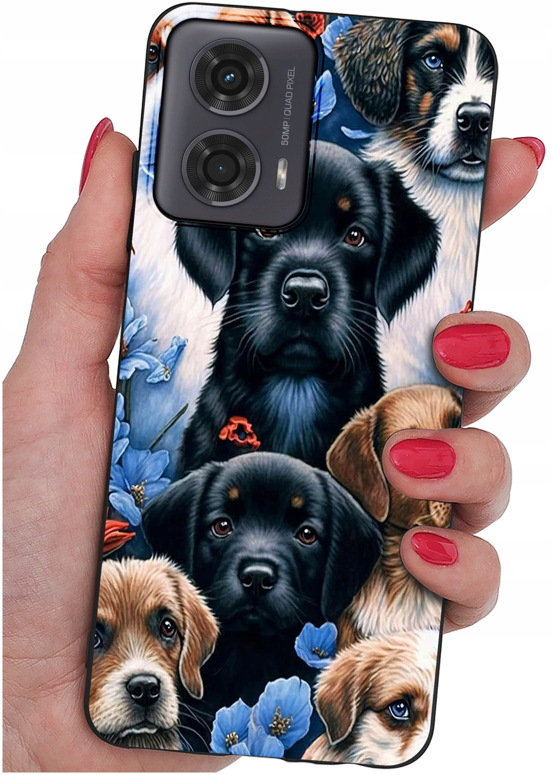 Etui do Motorola Moto G24 |G24 POWER |G04 |E14 WZORY |SILIKONOWE MATT SZKŁO