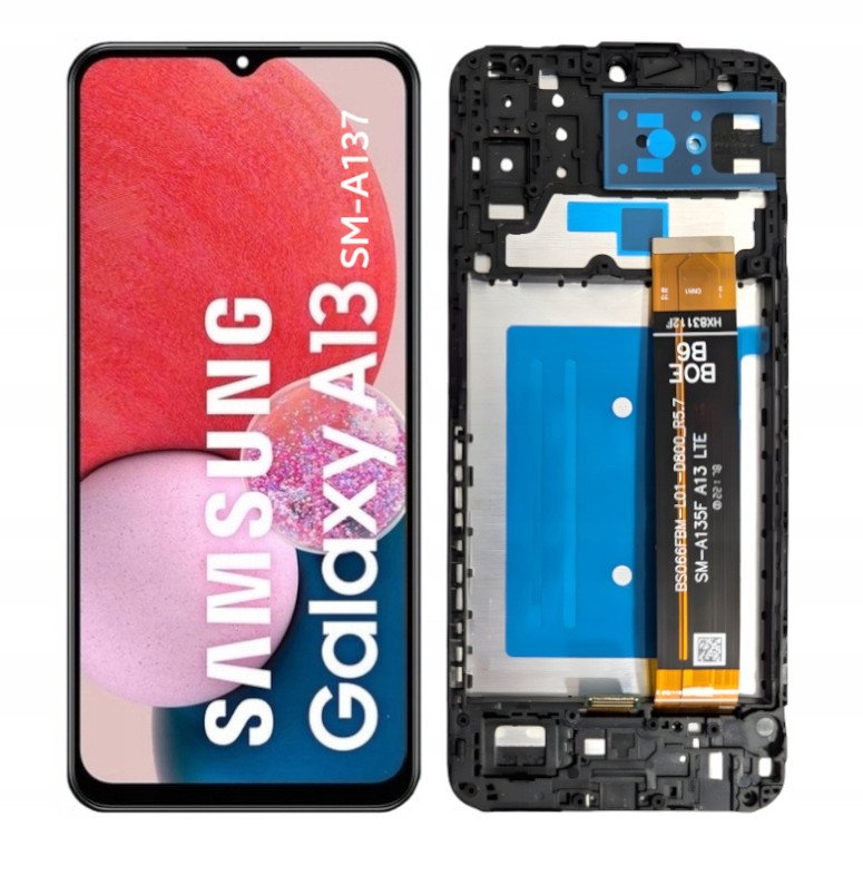 WYŚWIETLACZ EKRAN LCD DO SAMSUNG A13 SM-A137 RAMKA