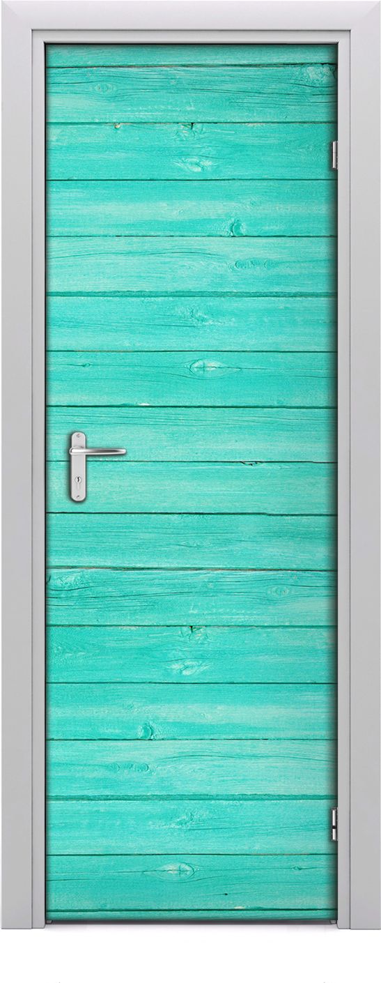 Tulup Fototapeta samoprzylepna na drzwi 75 x 205 cm Zielona tablica