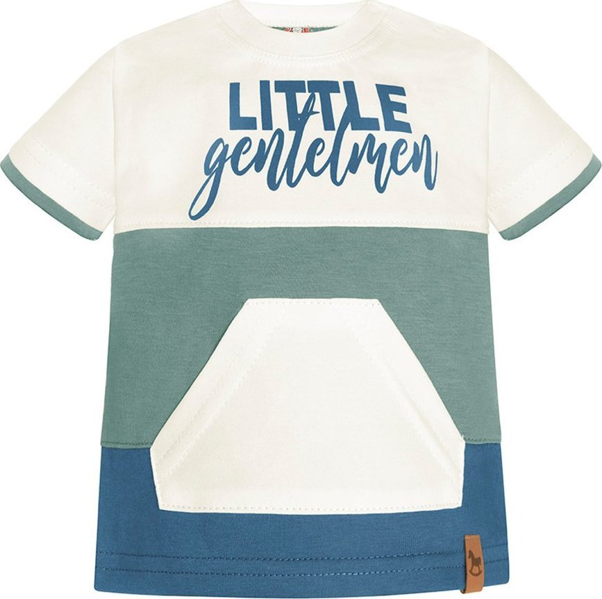 2be3 T-shirt niemowlęcy z kieszenią 86