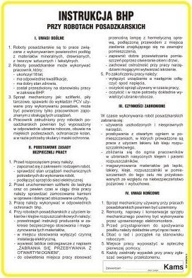 TD Systems IAF09 Instrukcja BHP przy robotach posadzkarskich