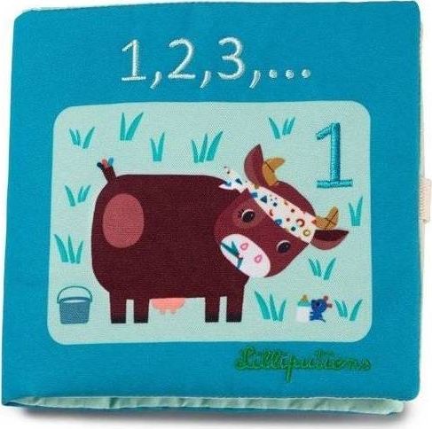 Lilliputiens LILLIPUTIENS Miękka książeczka do nauki liczenia 1, 2, 3... 18 m+