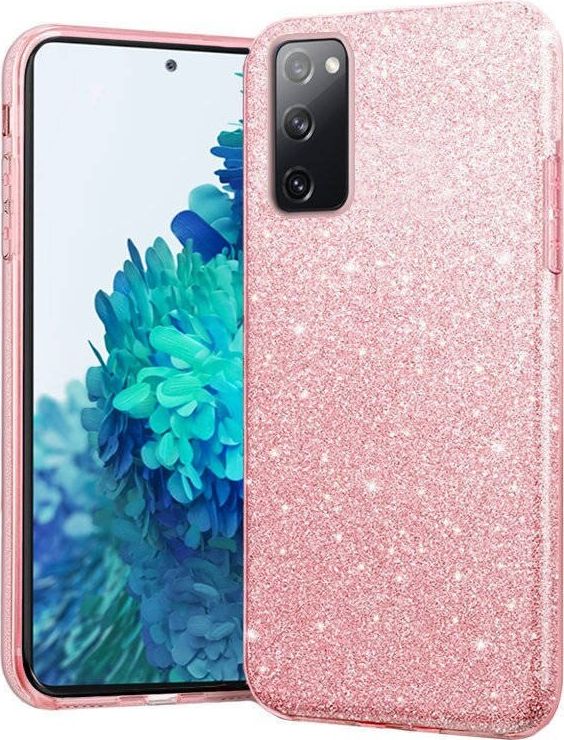 Nexeri Etui SAMSUNG GALAXY S20 FE / S20 LITE Brokat Glitter różowe