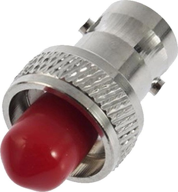 HamRadioShop SMA gniazdo / BNC gniazdo adapter / przejściówka antenowa z kołnierzem.