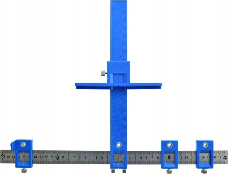Geko Szablon stolarski do wyznaczania otworów 410x300mm