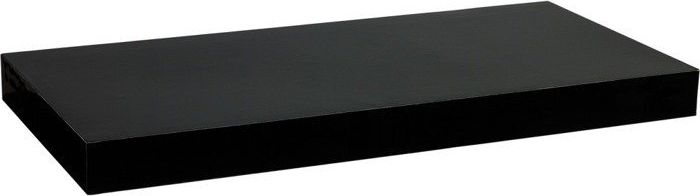 Stilista CZARNY POŁYSK PÓŁKA NAŚCIENNA WISZĄCA VOLATO 50 CM Unw