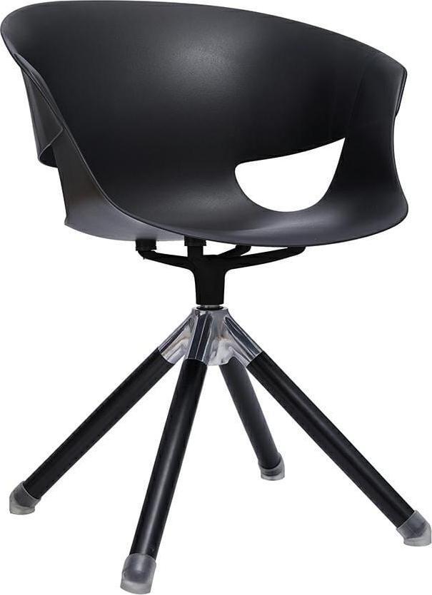 King Home Krzesło obrotowe FALK czarne