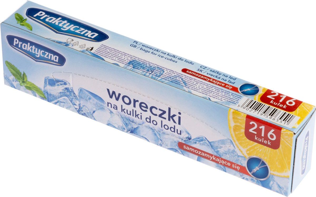 Praktyczna Woreczki na kulki do lodu Praktyczna 216szt