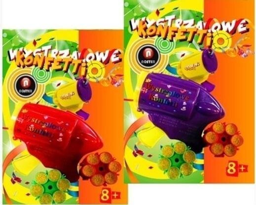 Konfetti wystrzałowe MIX