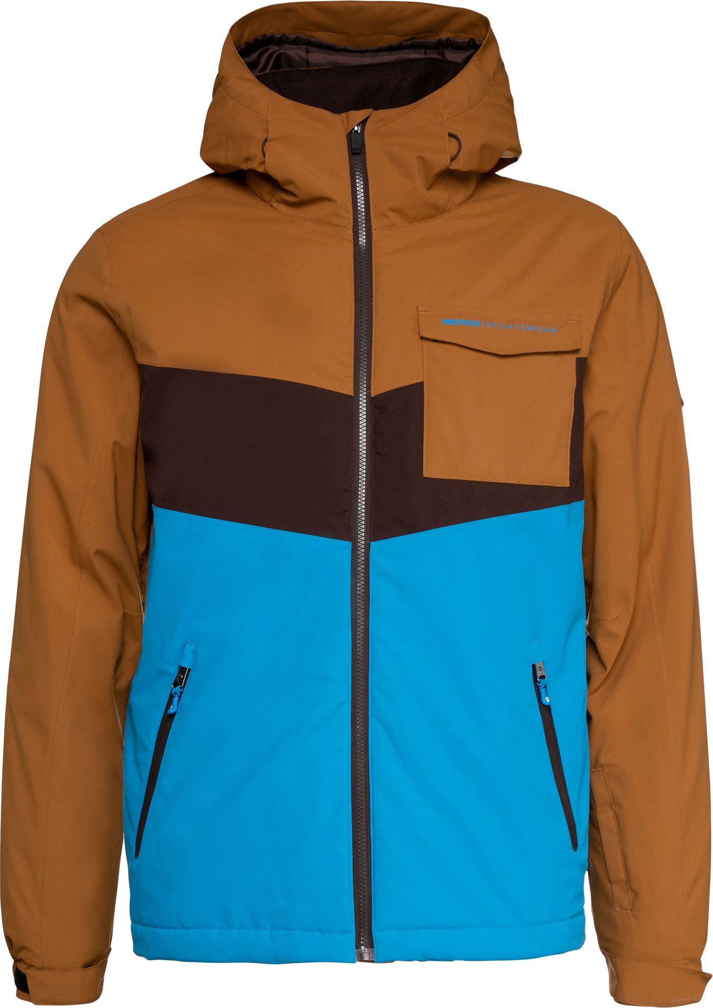 Kurtka narciarska męska Protest Larry Brązowa r. XL