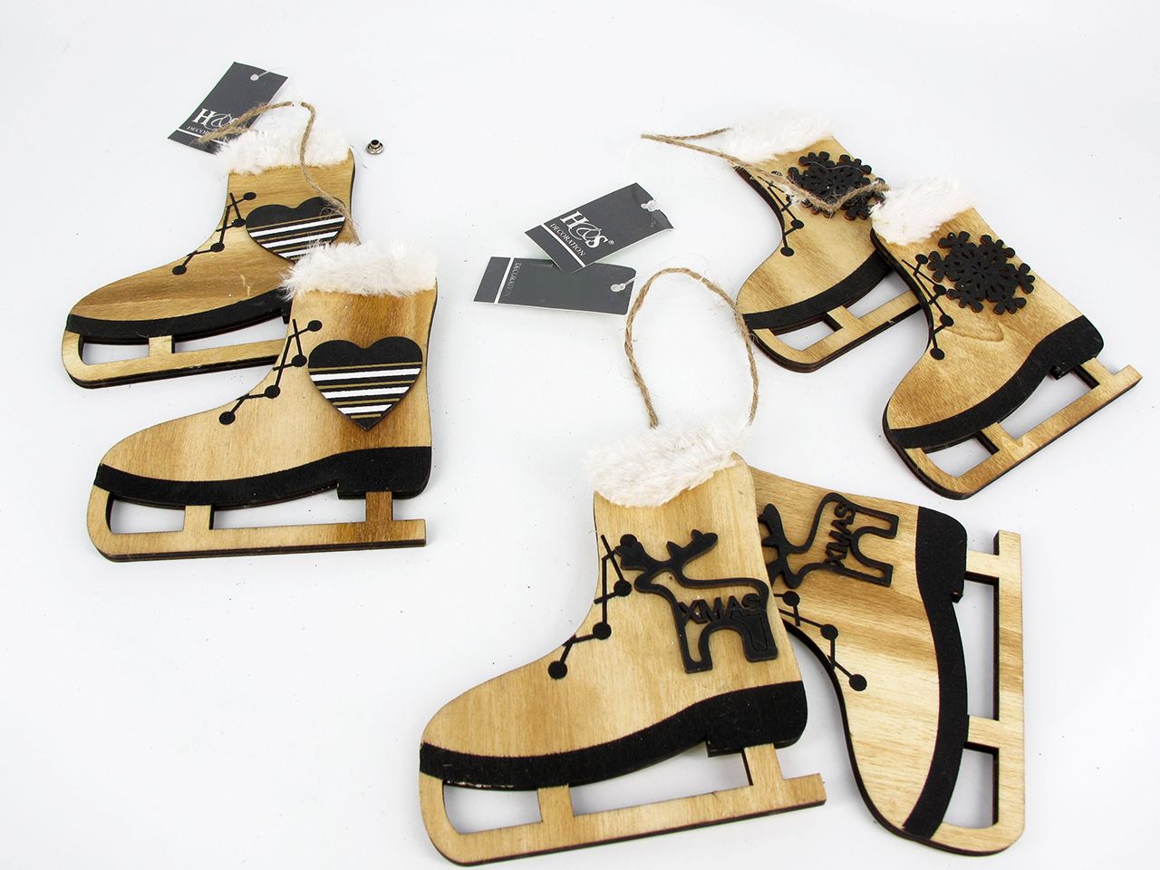 Dekoracja świąteczna Hanipol łyżwy