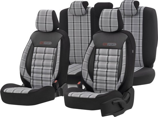 AMiO Komplet pokrowców na fotele samochodowe OTOM GTI 811 3-ZIP
