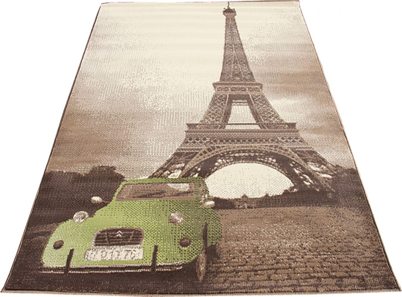 Belgia VAN Dywan nowoczesny do salonu CITROEN EIFFEL Beż CITY 120x170 cm