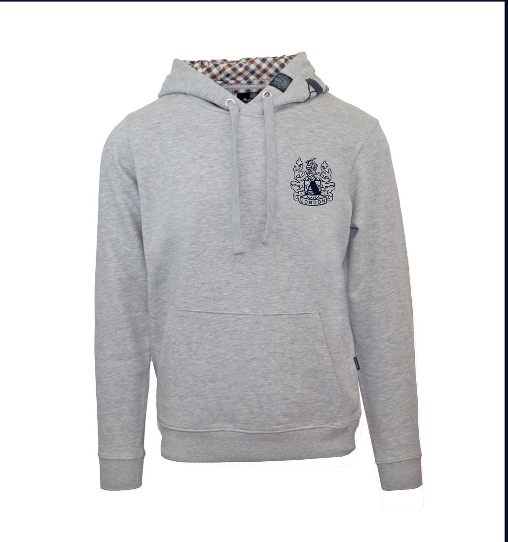 Aquascutum Bluza marki Aquascutum model FC1023 kolor Szary. Odzież męska. Sezon: Wiosna/Lato 2XL