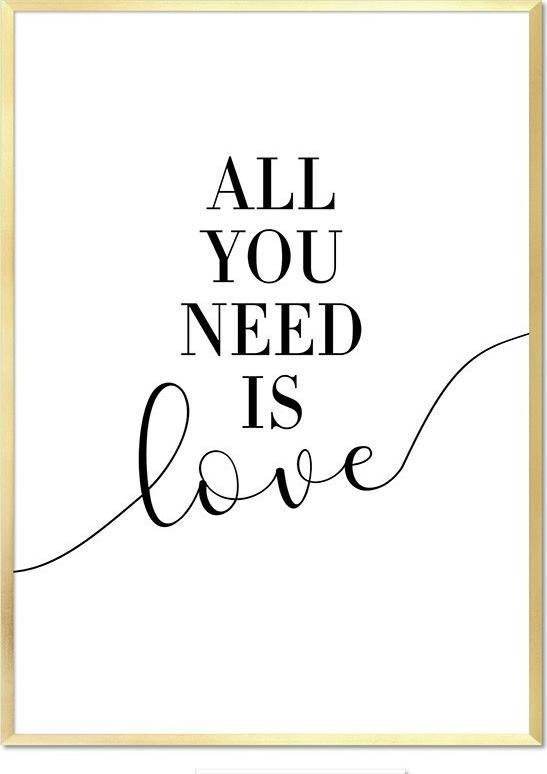 ART-POL Obraz na płótnie napis